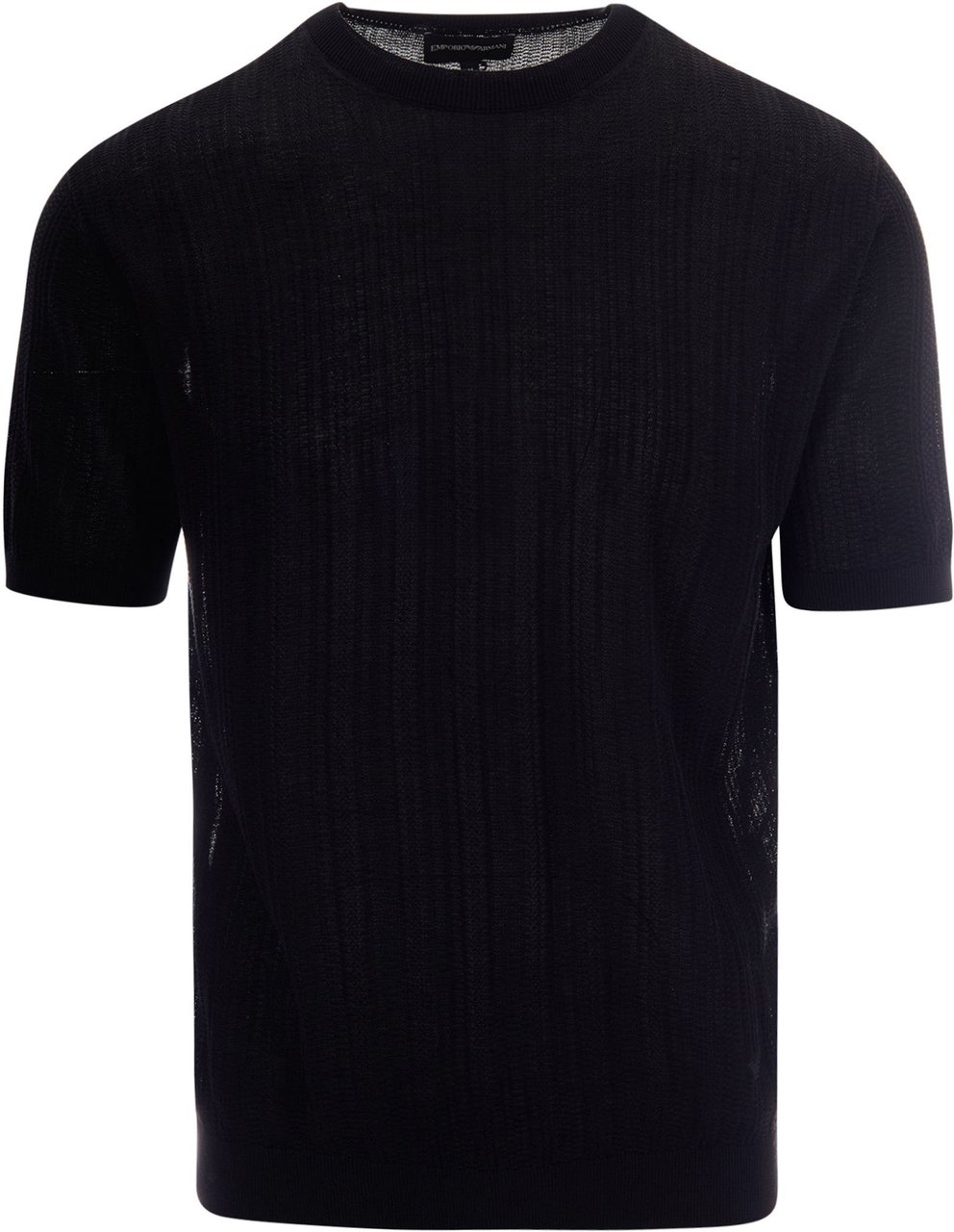 Emporio Armani T-Shirts And Polos Black Beauty Zwart