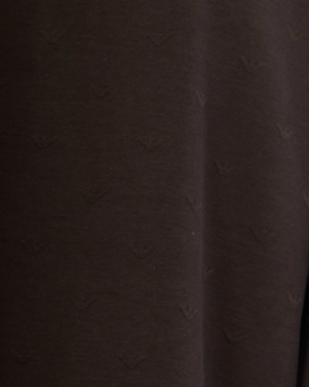 Emporio Armani Sweaters U8112 Allover Eagle Jacquard Bruin
