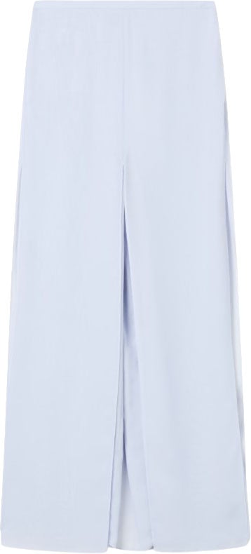 Emporio Armani Techno Georgette Invisible Side Zip Culottes Wit