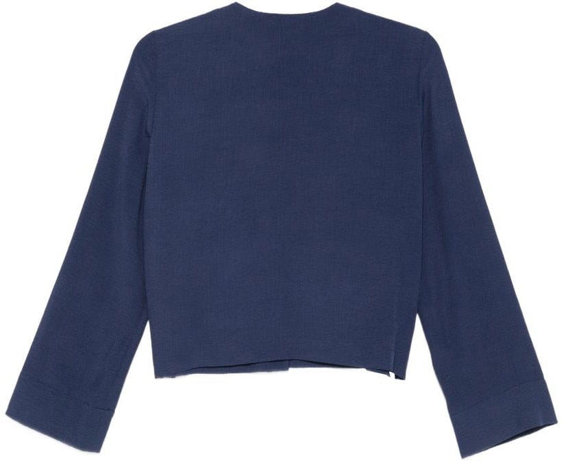 Emporio Armani Shirts Blu Blauw