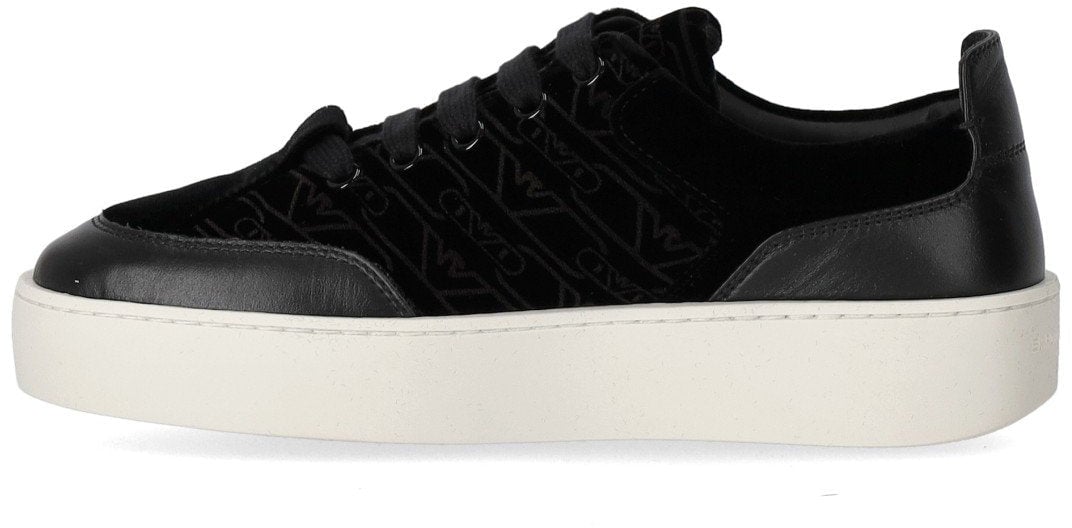 Emporio Armani EMPORIO ARMANI MONOGRAM SNEAKER Zwart
