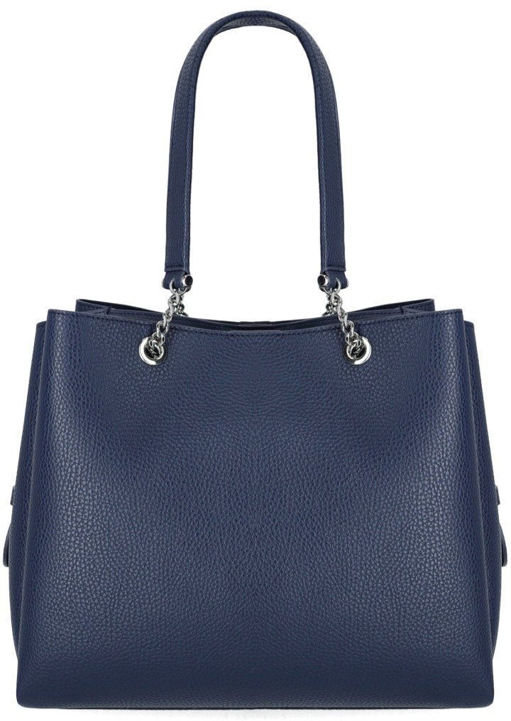 Emporio Armani EMPORIO ARMANI CHARM NAVY SHOPPING BAG Blauw
