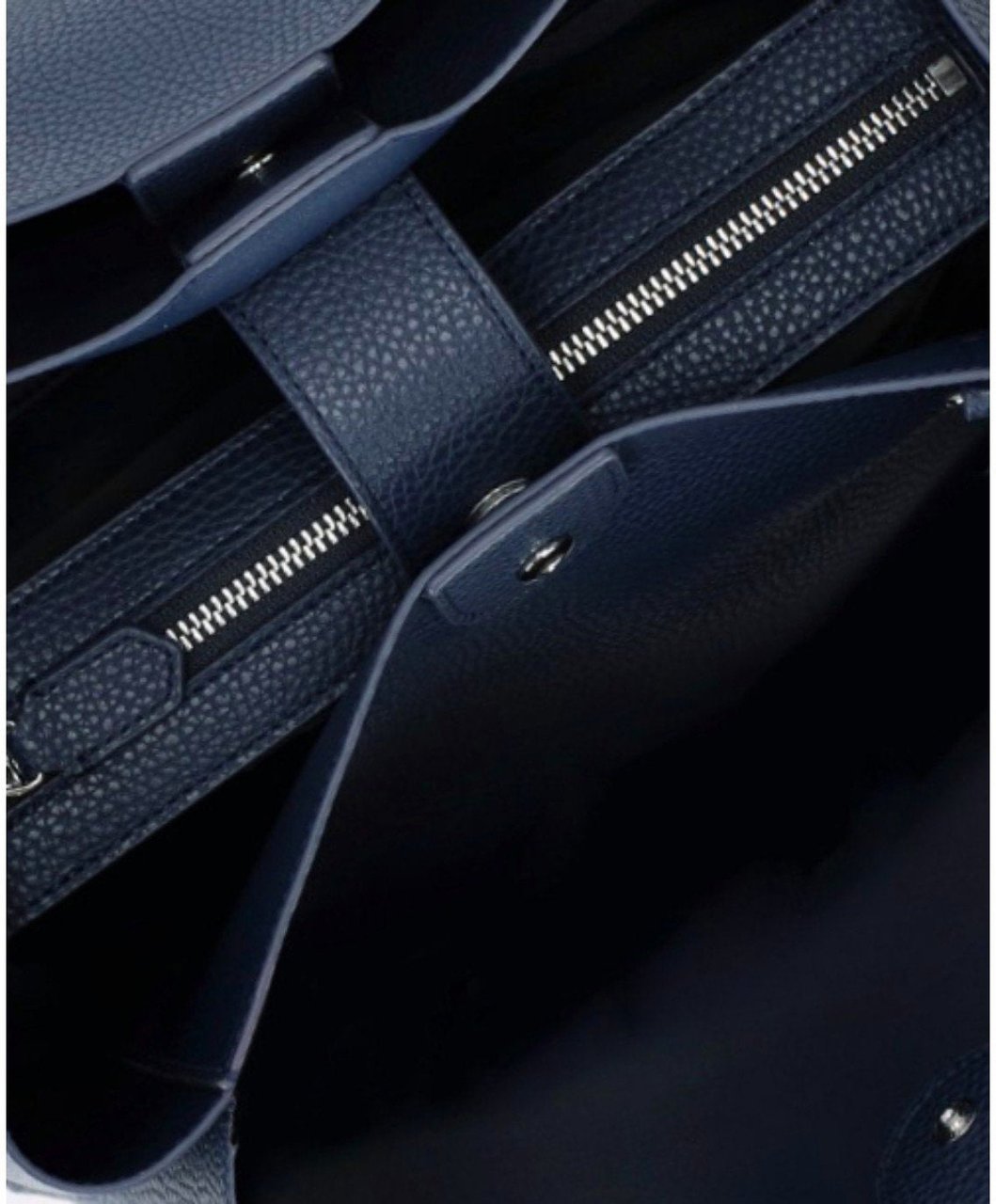 Emporio Armani EMPORIO ARMANI CHARM NAVY SHOPPING BAG Blauw