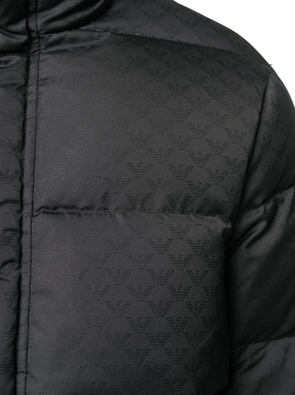 Emporio Armani Coats Black Zwart