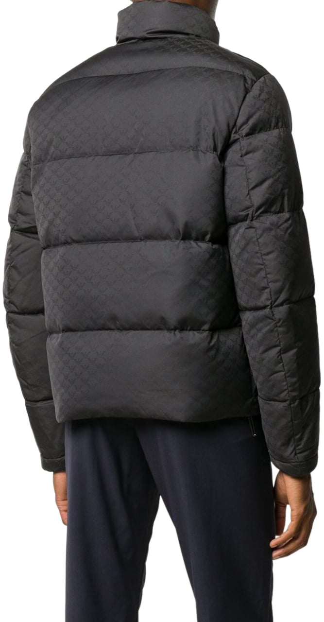 Emporio Armani Coats Black Zwart