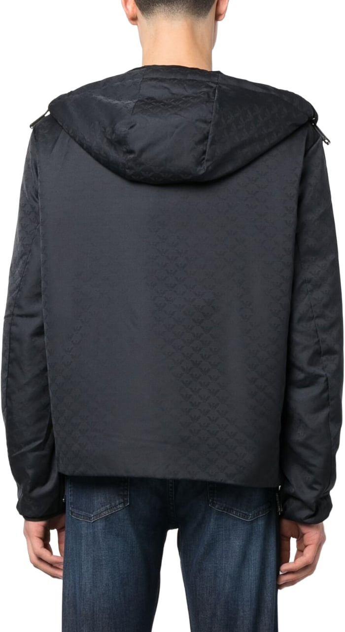 Emporio Armani Coats Blu Blauw