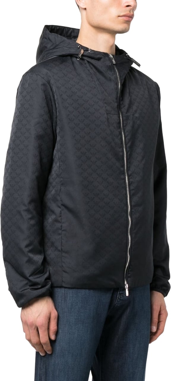 Emporio Armani Coats Blue Blauw