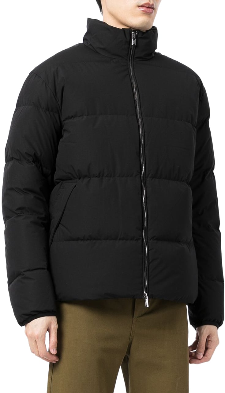 Emporio Armani Coats Black Zwart