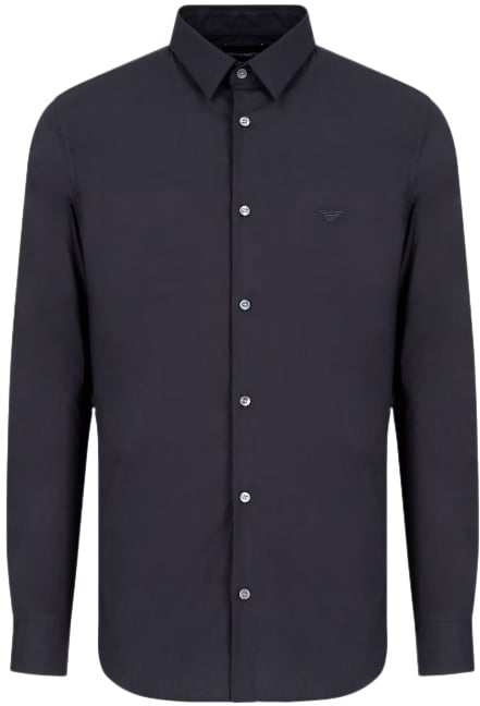 Emporio Armani Shirts Blue Blauw