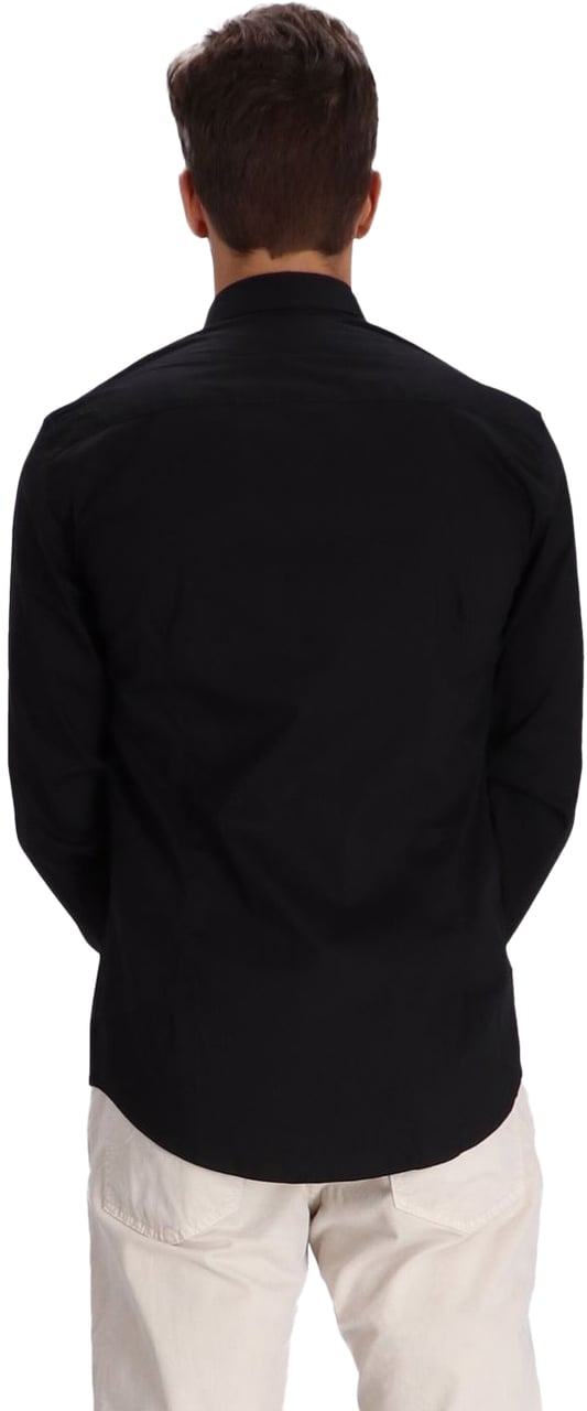 Emporio Armani Shirts Black Zwart