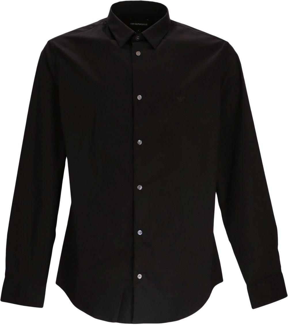 Emporio Armani Shirts Black Zwart