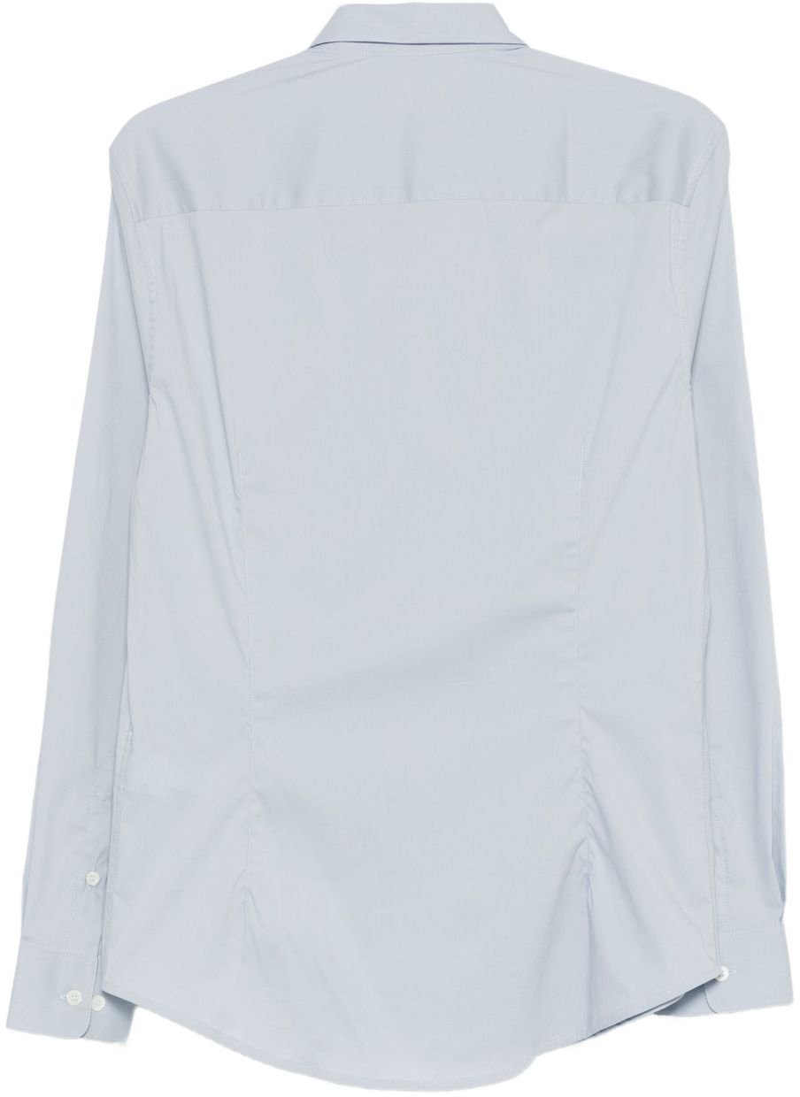 Emporio Armani Shirts Blue Blauw