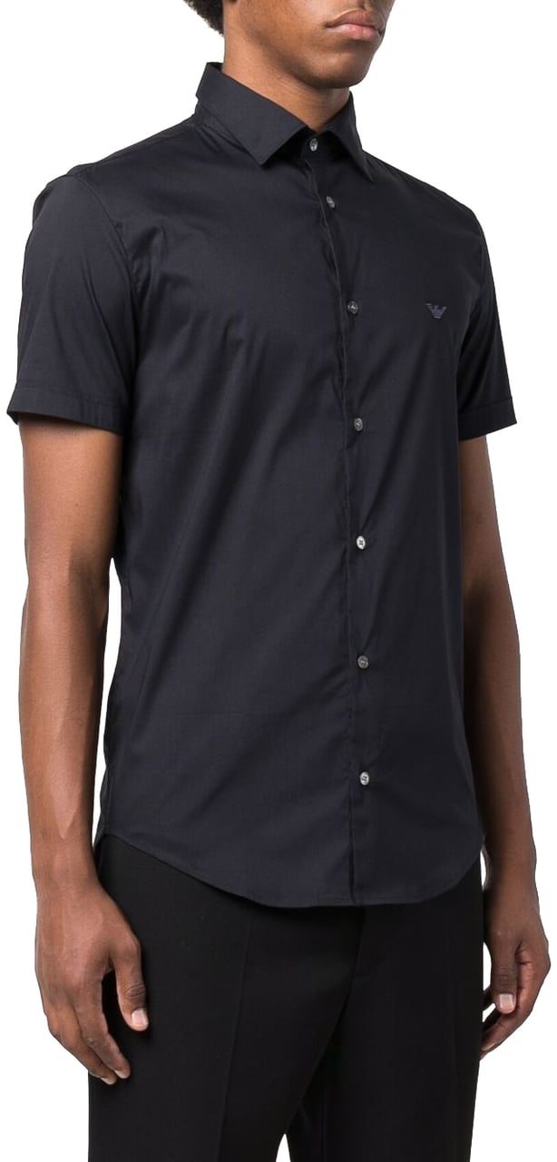 Emporio Armani Shirts Blue Blauw