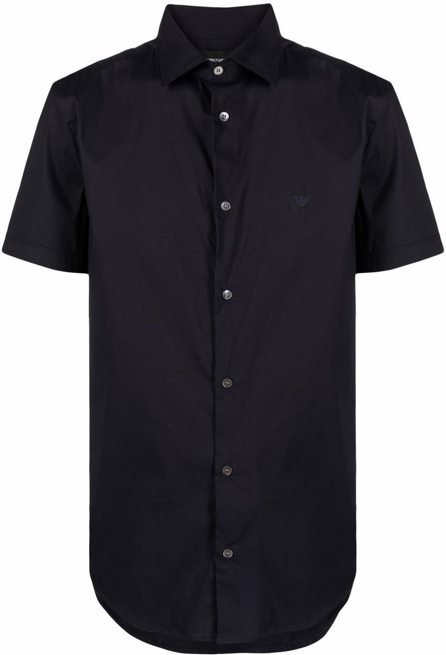 Emporio Armani Shirts Blue Blauw