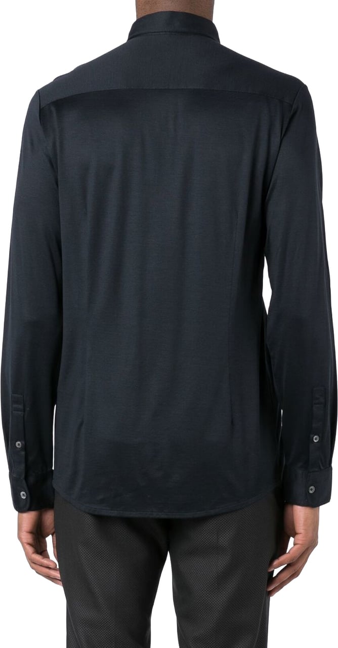 Emporio Armani Shirts Blu Blauw