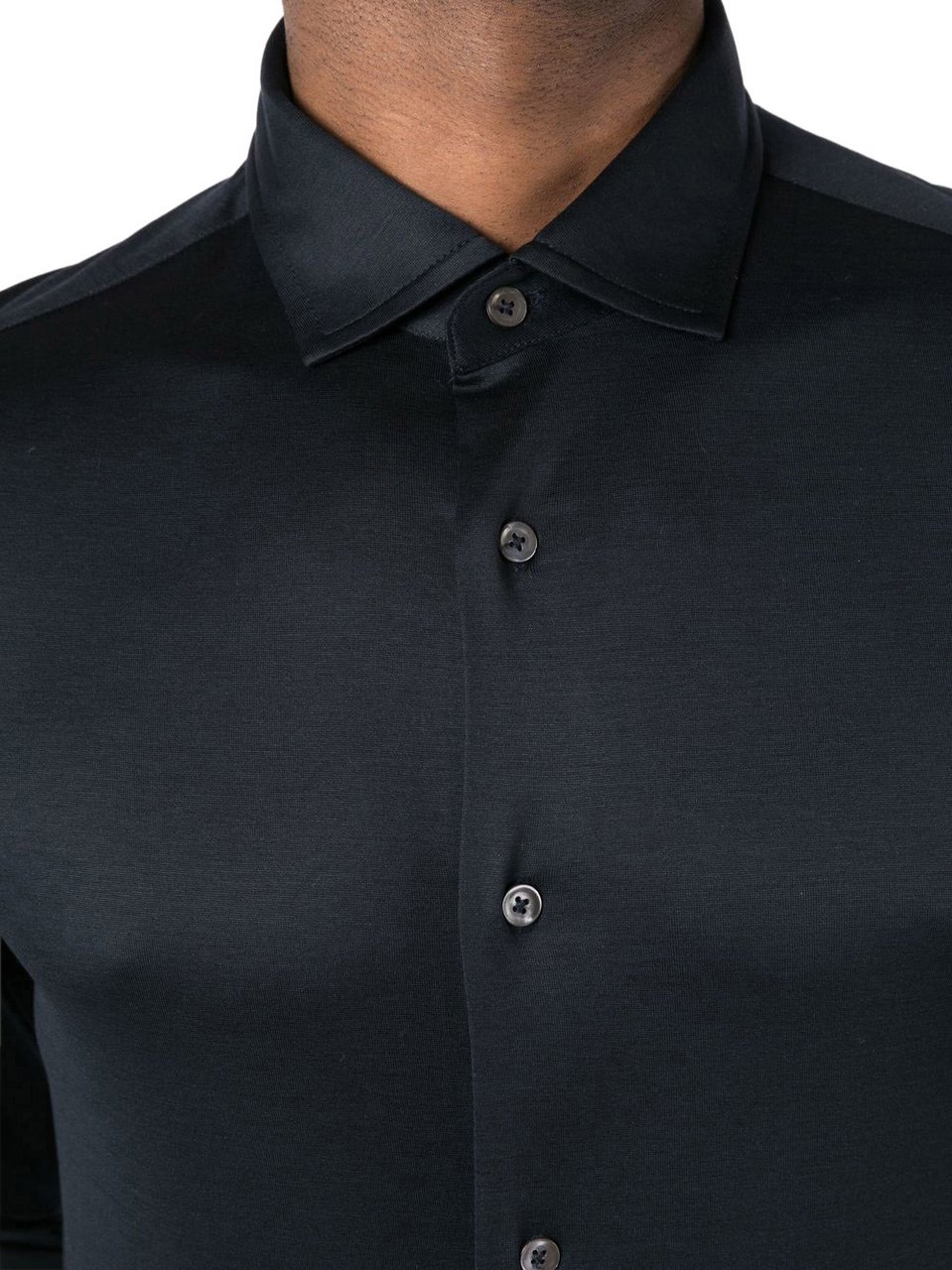 Emporio Armani Shirts Blu Blauw