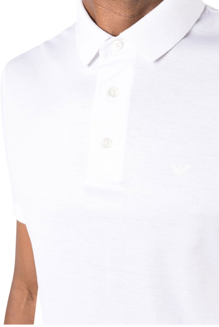 Emporio Armani polo white Wit