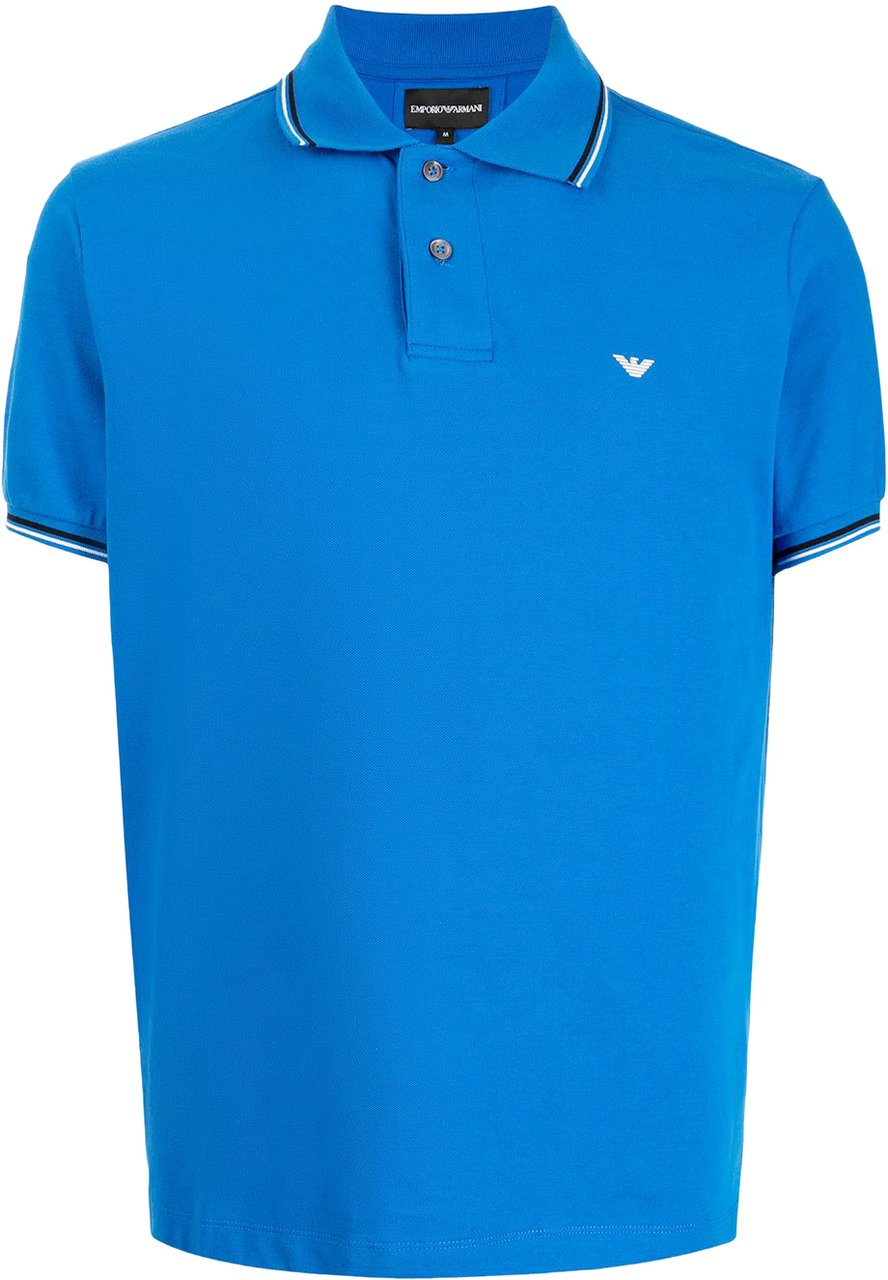Emporio Armani T-Shirts And Polos Blue Blauw