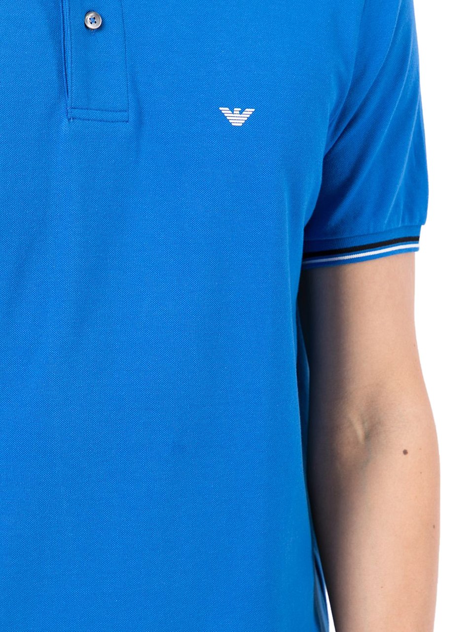 Emporio Armani T-Shirts And Polos Blue Blauw