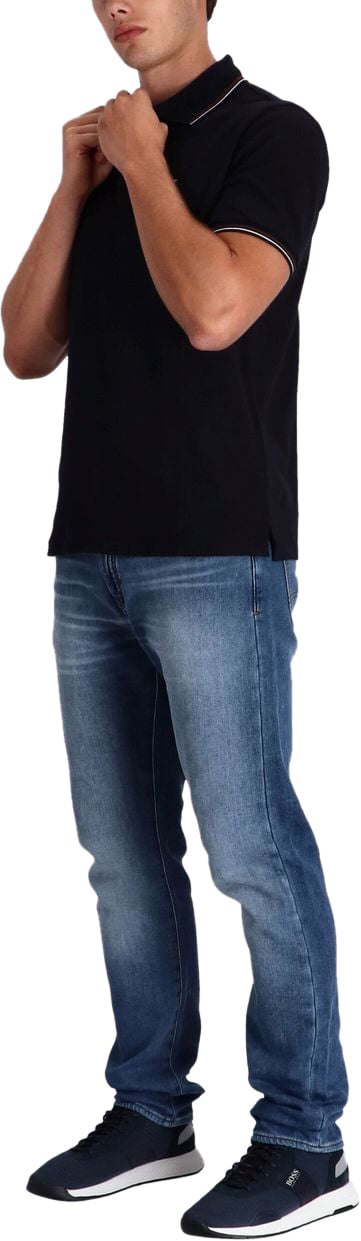 Emporio Armani T-Shirts And Polos Blue Blauw