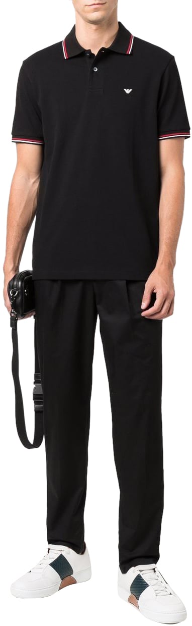 Emporio Armani T-Shirts And Polos Black Zwart
