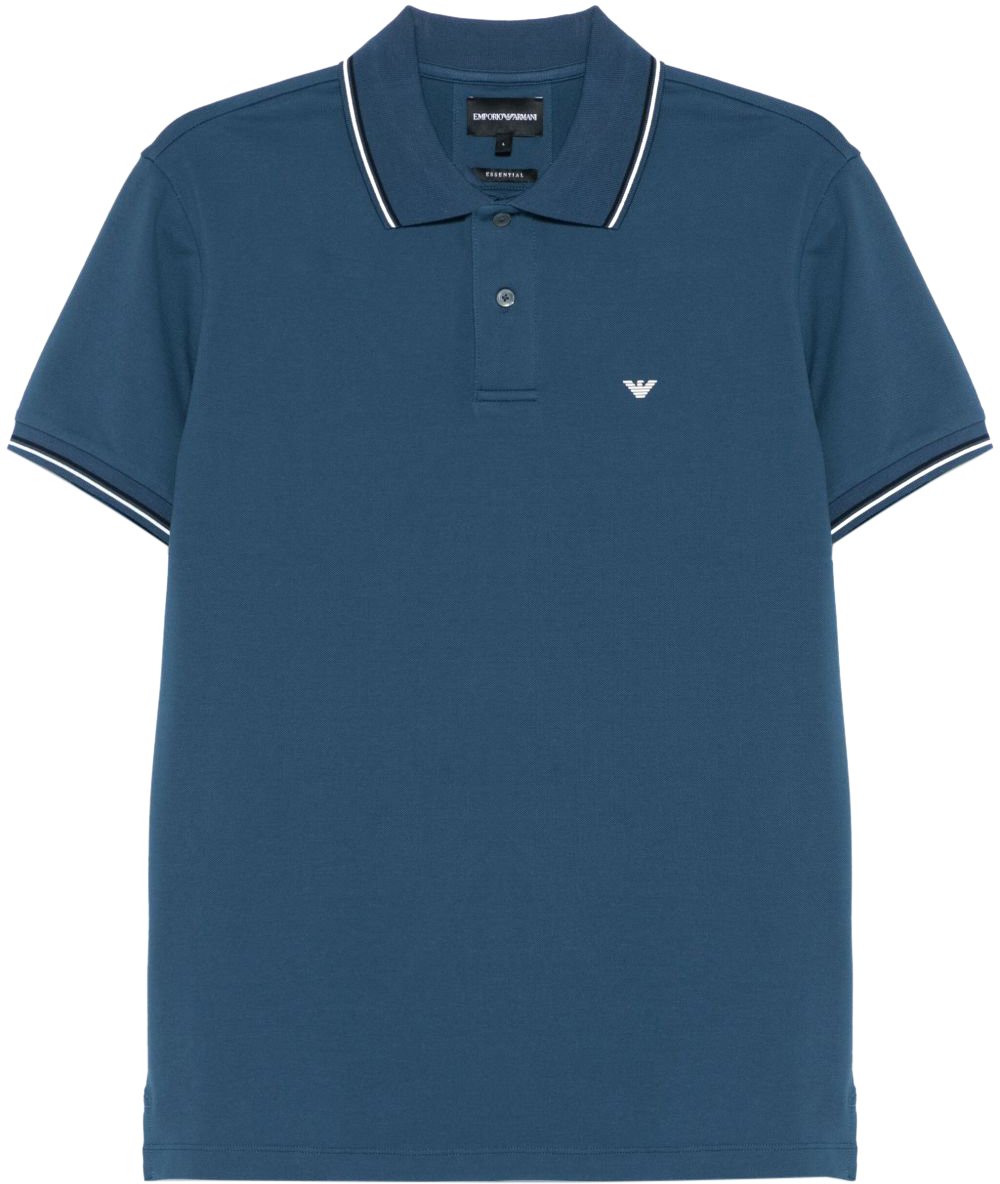 Emporio Armani T-Shirts And Polos Blue Blauw