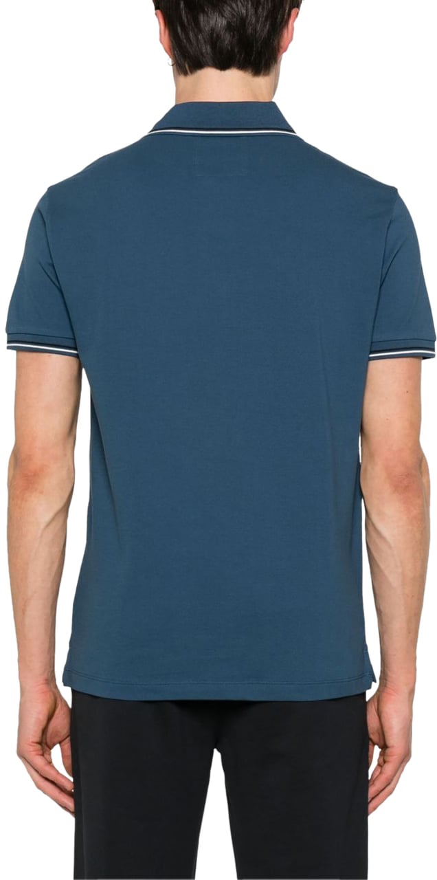 Emporio Armani T-Shirts And Polos Blue Blauw