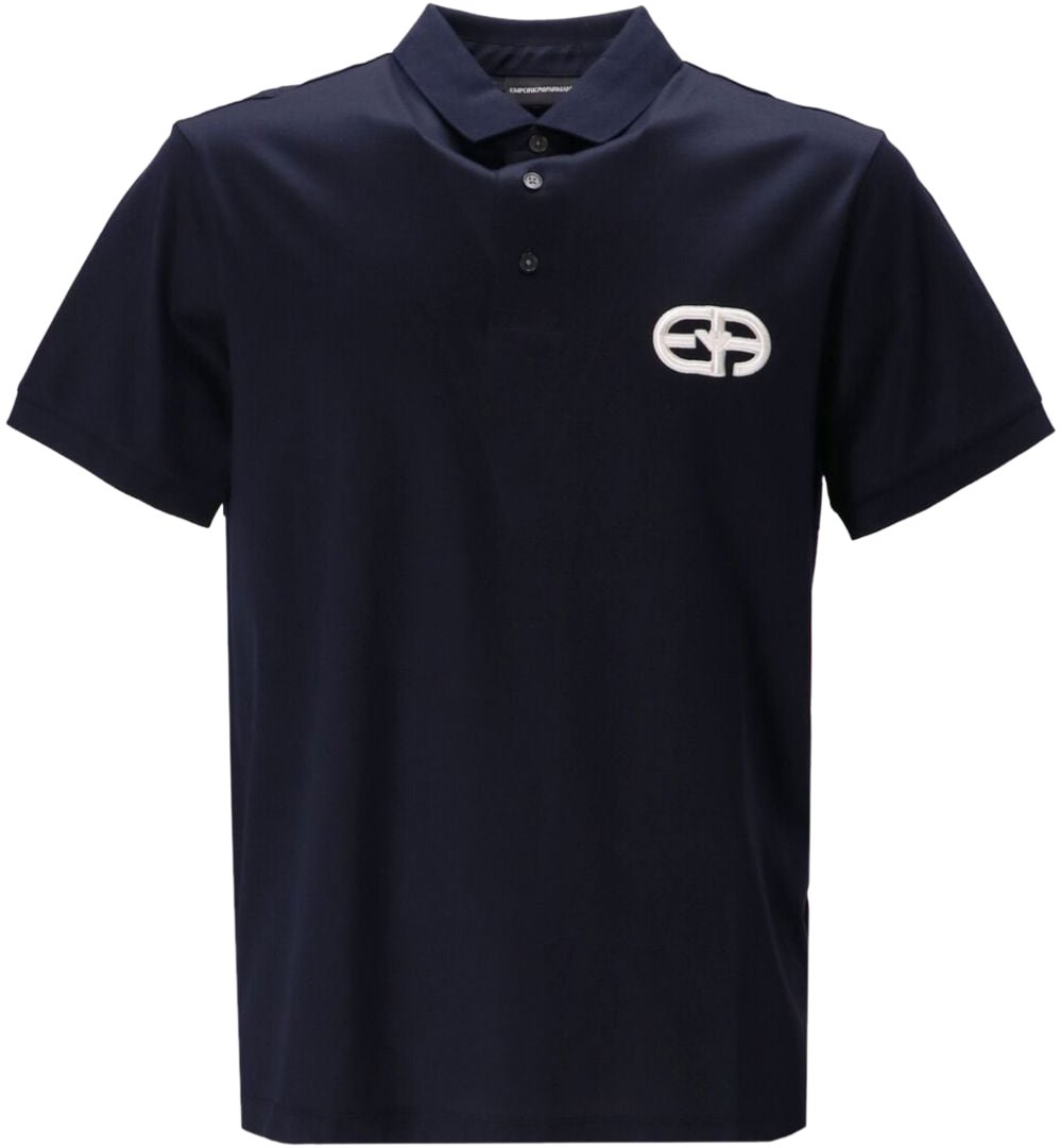 Emporio Armani T-Shirts And Polos Blue Blauw