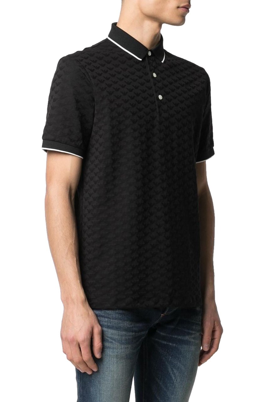 Emporio Armani T-shirts And Polos Black Zwart