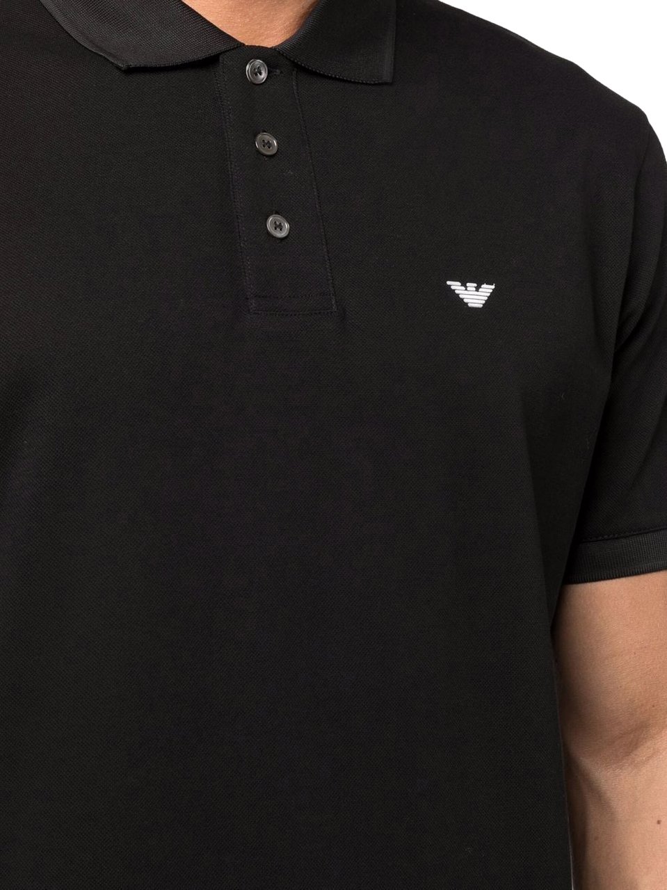 Emporio Armani T-Shirts And Polos Black Zwart