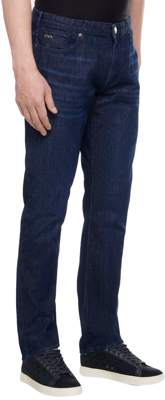 Emporio Armani Jeans Denim Blue Blauw
