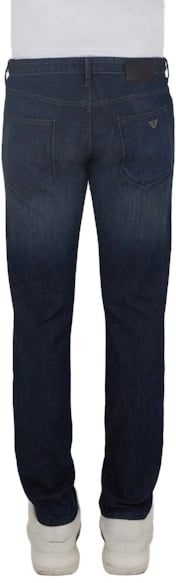 Emporio Armani Jeans Denim Blue Medio Blauw