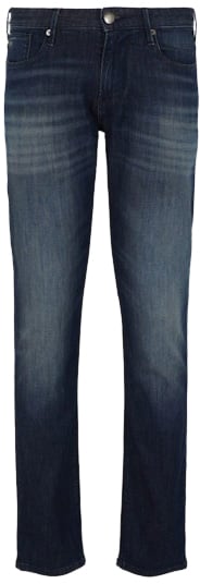 Emporio Armani Jeans Denim Blue Medio Blauw