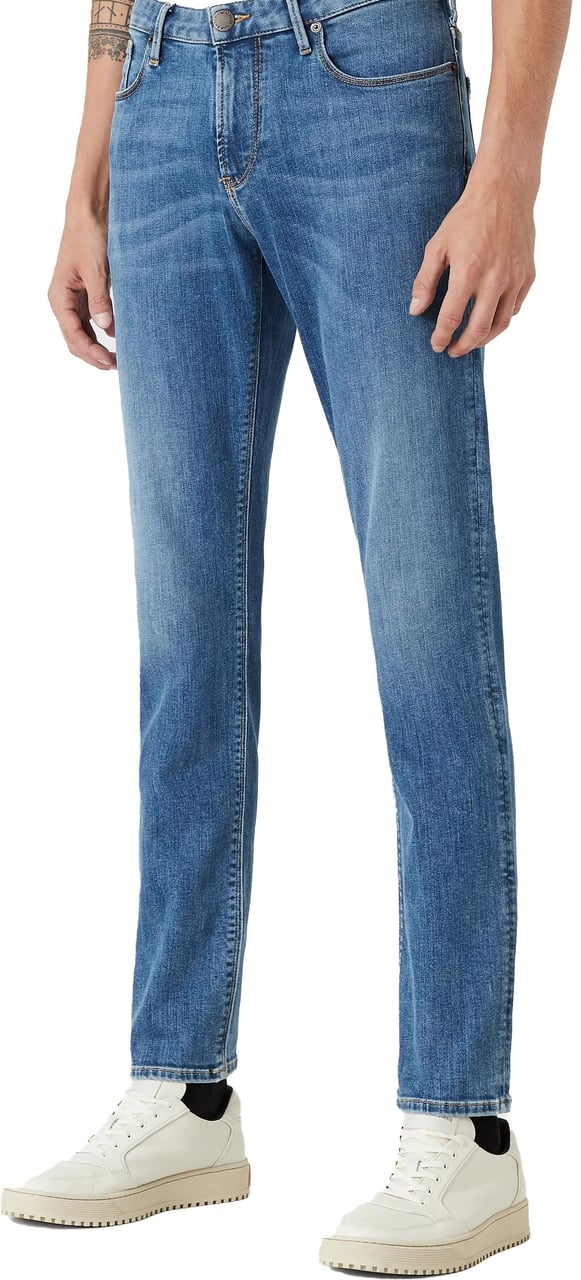 Emporio Armani Jeans Denim Blue Blauw