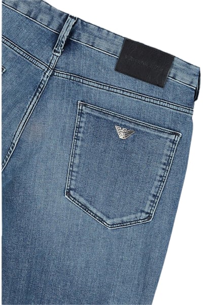 Emporio Armani Jeans Denim Blue Blauw