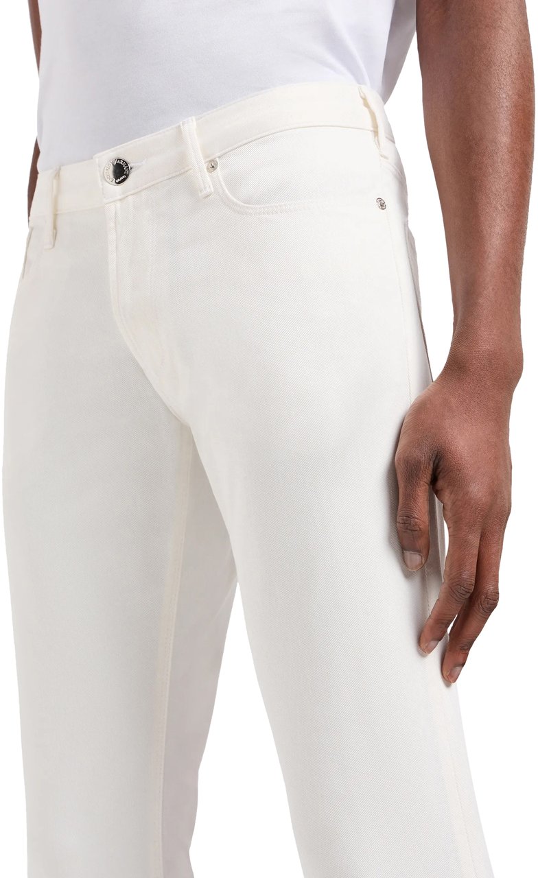 Emporio Armani Trousers Bianco Caldo Wit