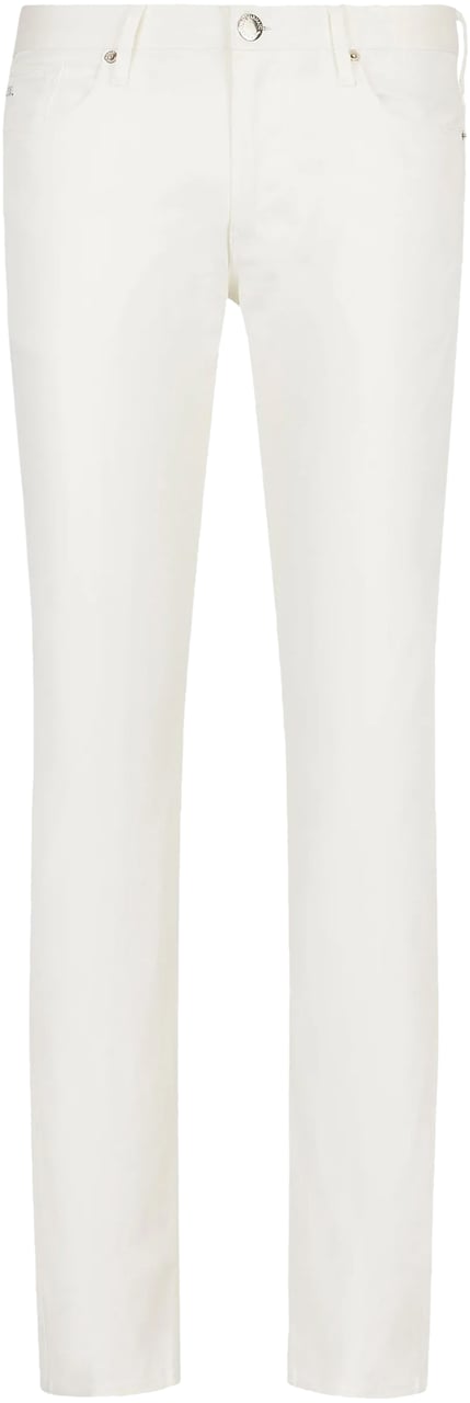 Emporio Armani Trousers Bianco Caldo Wit