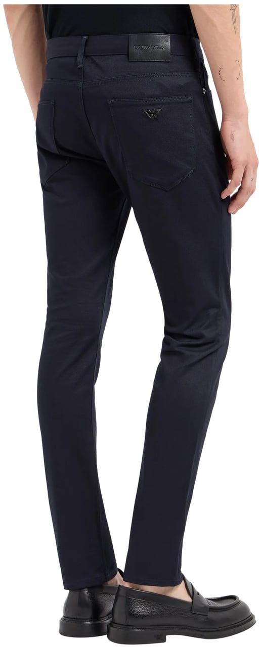Emporio Armani Trousers Blue Blauw