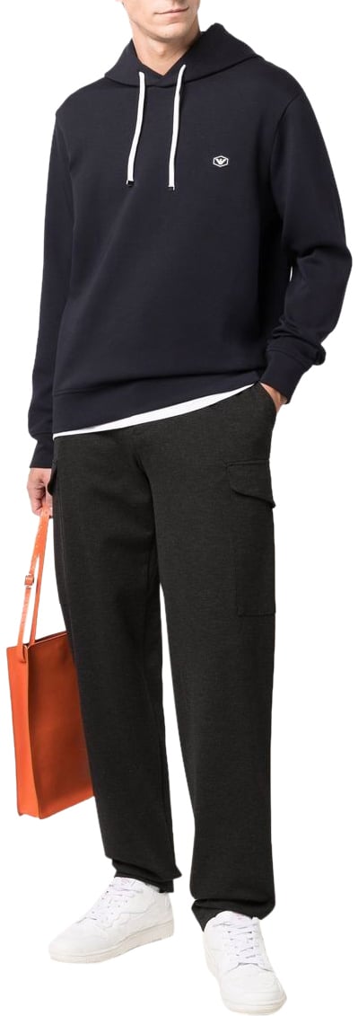 Emporio Armani Sweaters Blue Blauw