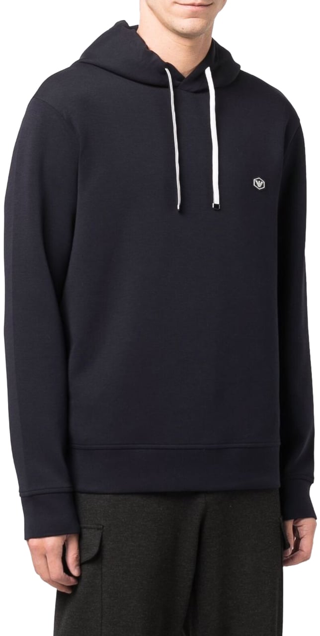 Emporio Armani Sweaters Blue Blauw