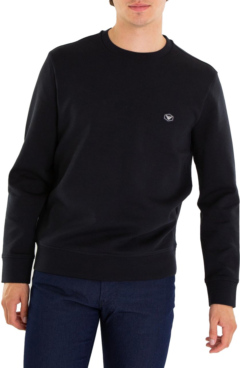 Emporio Armani Heren Sweatshirt Blauw Blauw