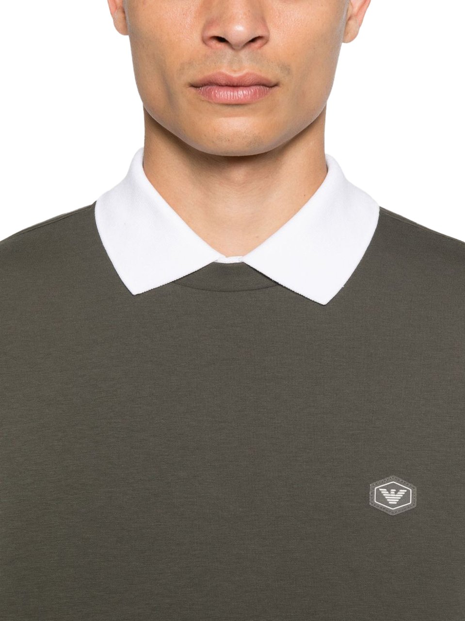 Emporio Armani Sweaters Green Groen
