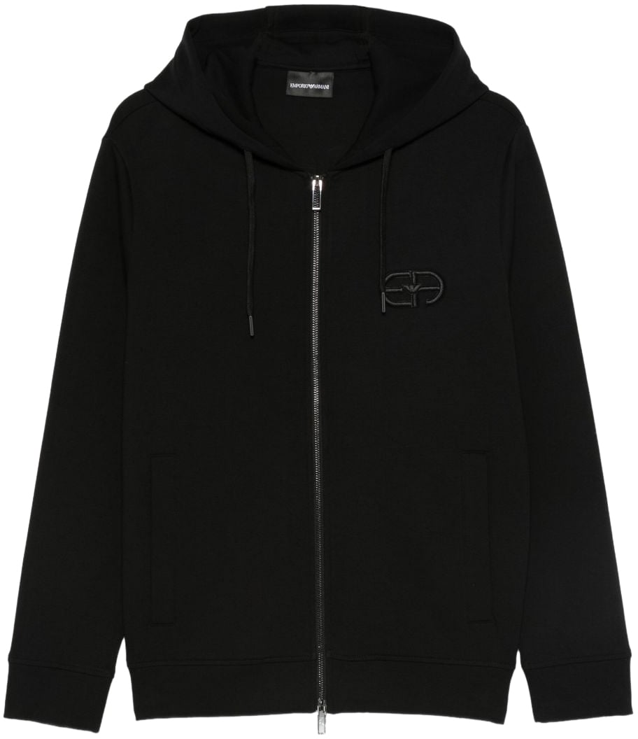Emporio Armani Sweaters Black Zwart