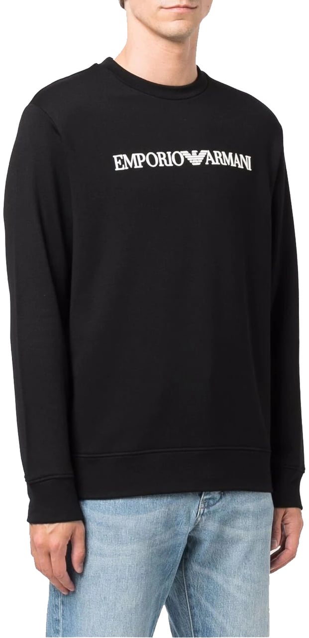 Emporio Armani Sweaters Black Zwart