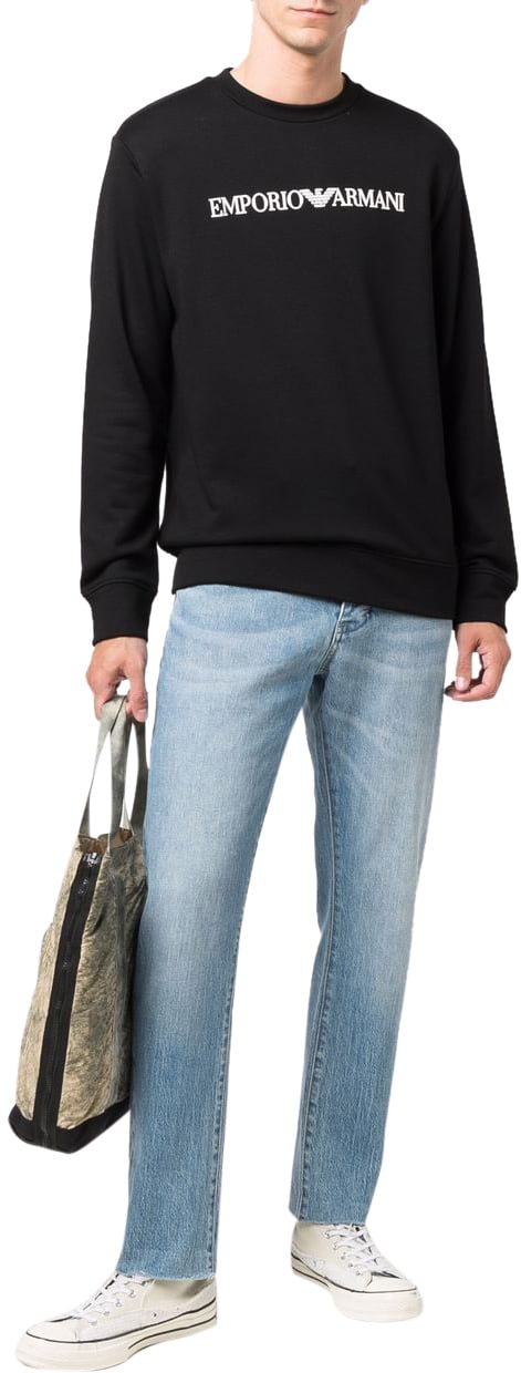 Emporio Armani Sweaters Black Zwart