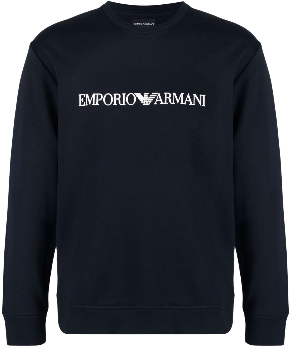 Emporio Armani Sweaters Blue Blauw