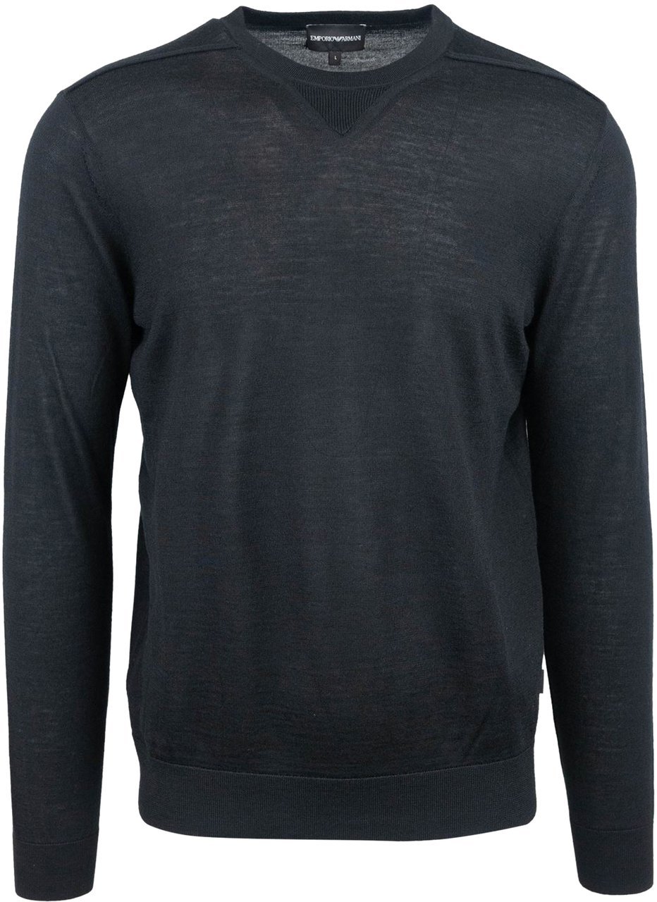 Emporio Armani Sweaters Black Zwart