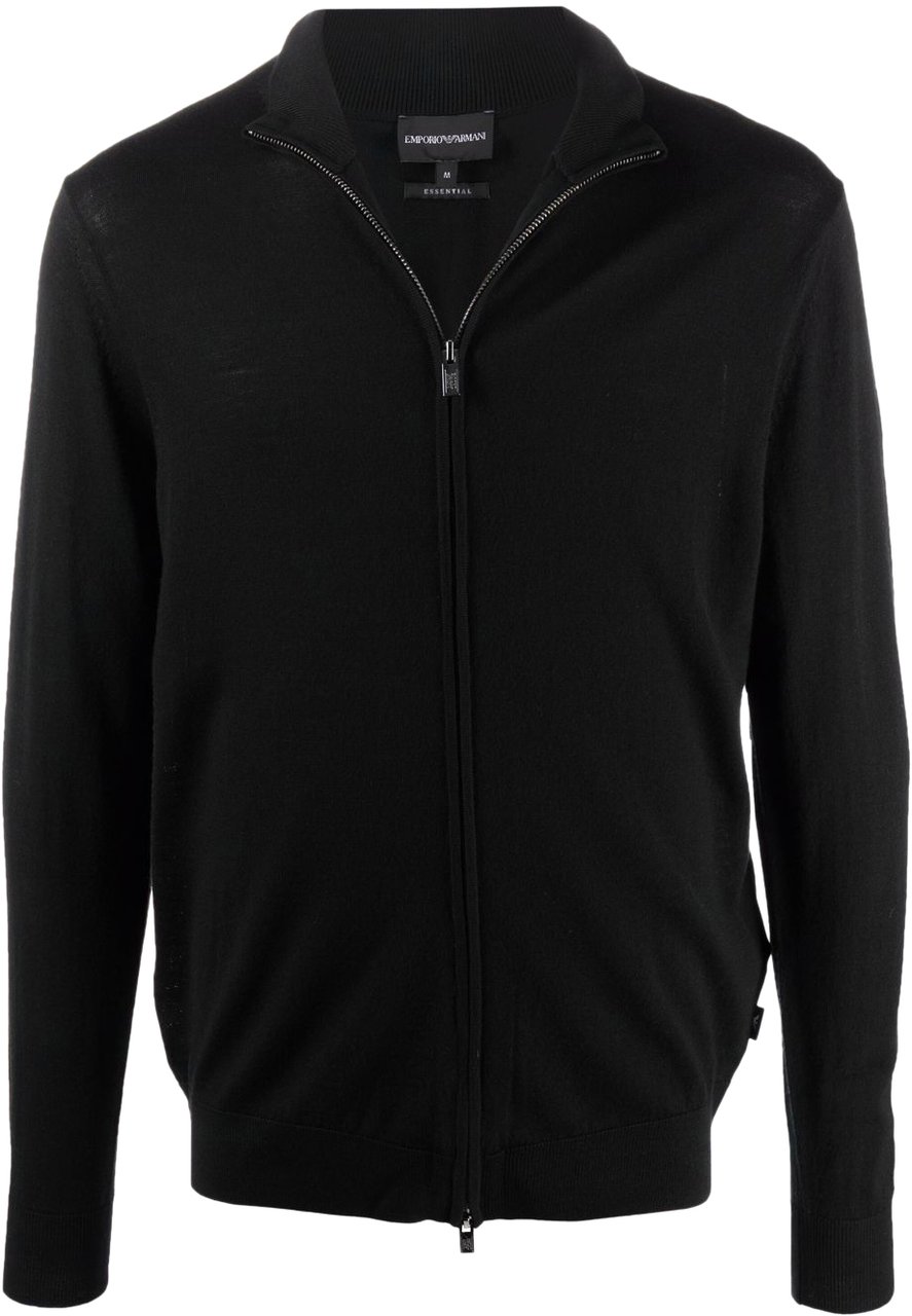 Emporio Armani Sweaters Black Zwart
