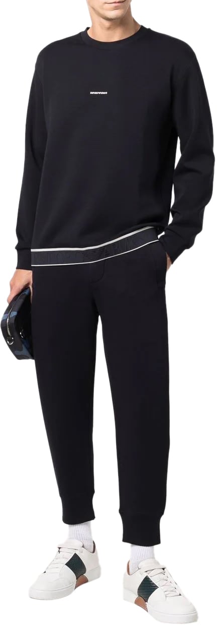 Emporio Armani pantaloni darkblue (navy) Navy