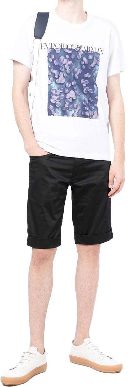 Emporio Armani Shorts Black Zwart